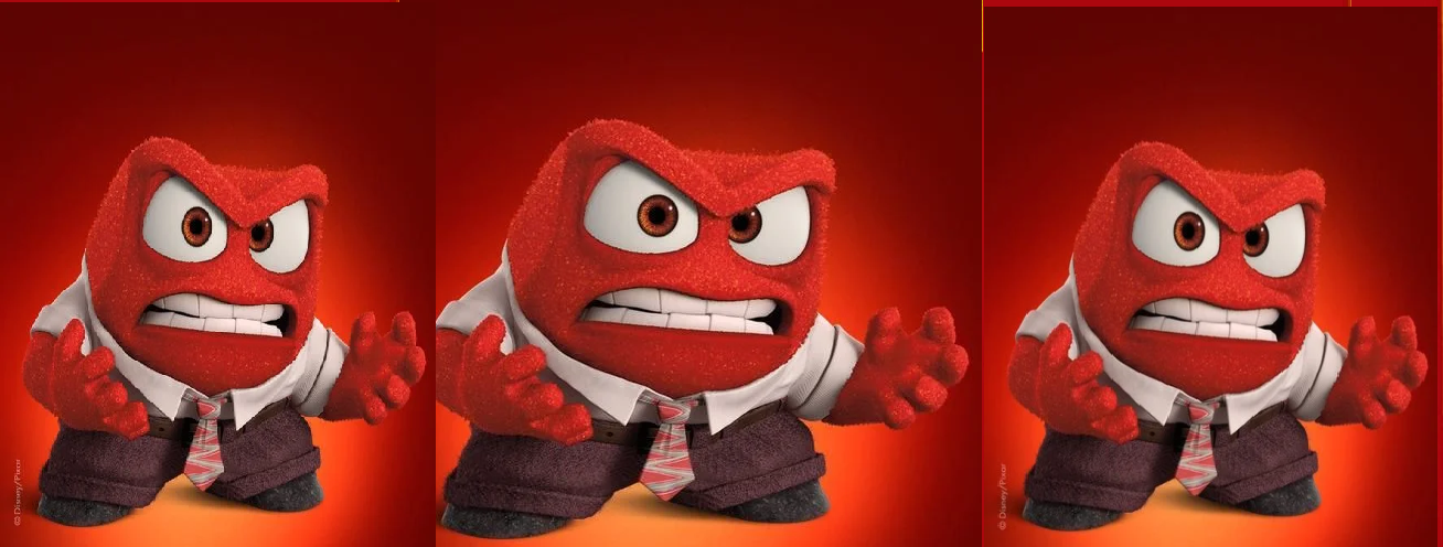 Imagem de raiva da animação Divertidamente.